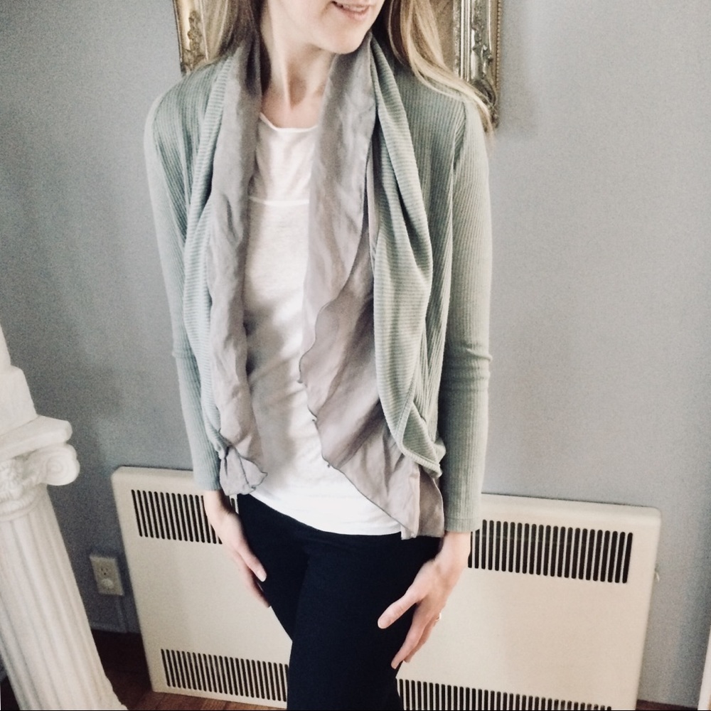 Gray Anthro Shrug - Left Coast Sz S